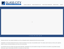 Tablet Screenshot of glasscityortho.com